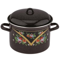 Кастрюля эм. 4,5л цил. 